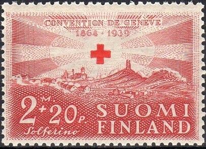 Red Cross over the Solferino Battlefield