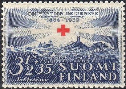 Red Cross over the Solferino Battlefield