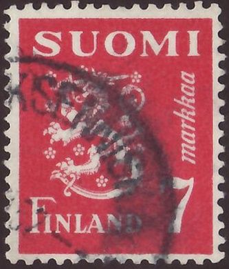 Coat of Arms 1930 - Hammarsten-Jansson Design, Overprint