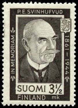 Death of Pehr Evind Svinhufvud, President of State