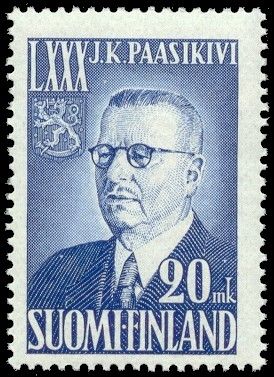 80th Birthday of Juho Kusti Paasikivi, President of State