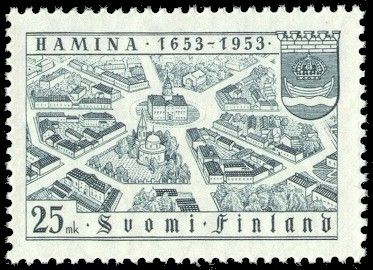 300 Years City of Hamina (Fredrikshamm), Coat of Arms
