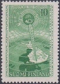 Transmission, Tower on Map of Finland