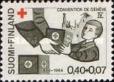 handing out of Red Cross Package to a Child