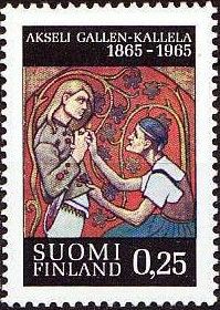 "Brother Murdered" Painting by Gallen-Kallela, A.