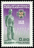 Infantry Man (Statue by L. Leppanen, Vaasa)