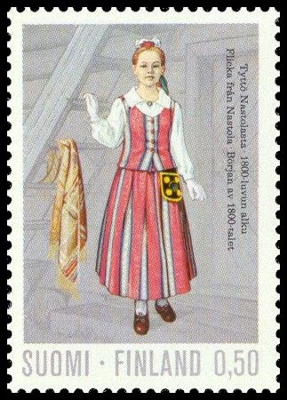 Girls Costume from Nastola (19th Century)