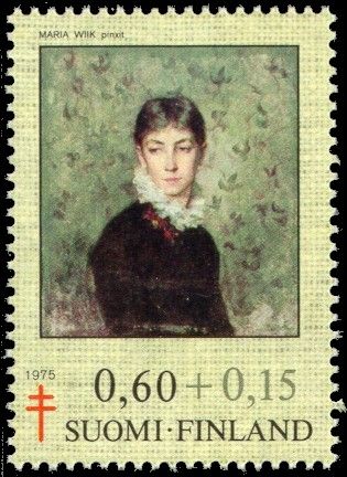 Portrait of Hilda Wiik by Maria Wiik (1853-1928)