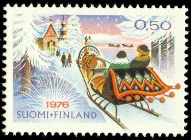 Christmas, Traditional Sledge Ride to Christmas Service
