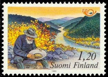 Norden, Tourism, Gold Panner in North Finland