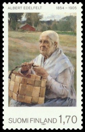 Ateneum 1887-1987, "Old Woman with Basket"