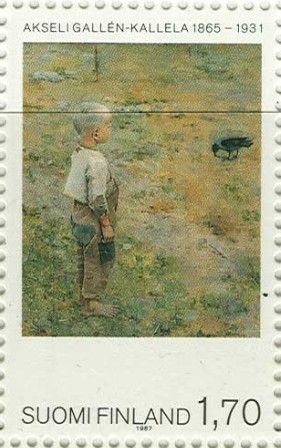 Ateneum 1887-1987, "Boy with Crow"