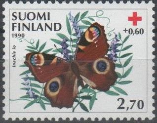 European peacock (Inachis io)