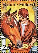 Horse feeding