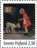 Girl with lamb