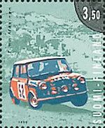 Ralley Car of Timo Mäkinen