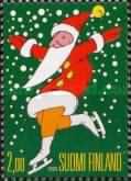 Christmas, Santa Claus skating