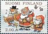 Christmas, Snowman, Santa and Gnome making Music