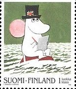 Moomin Pappa writing