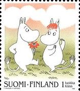 Moomintroll dancing with the Snork Maiden
