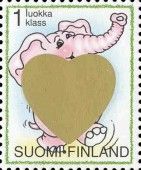 Valentines Day, Elephant carrying a Baby
