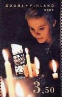 Lighting a Candle in the Turku Cathedral