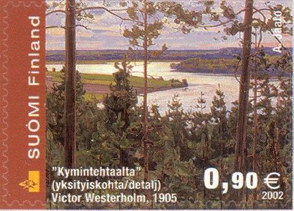 Kymi River, Painting by Victor Westerholm