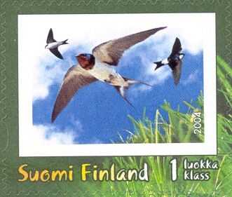 Personal Stamp - Swallows