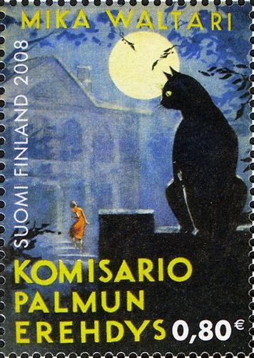 Cover from"'Komisario Palmun erehdys" by Mika Waltari