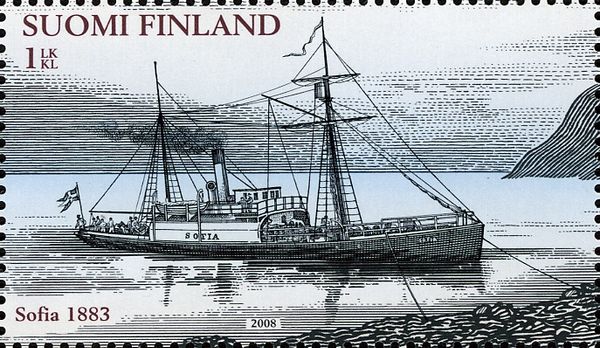 Adolf Erik Nordenskiöld visits Greenland on board "Sofia"