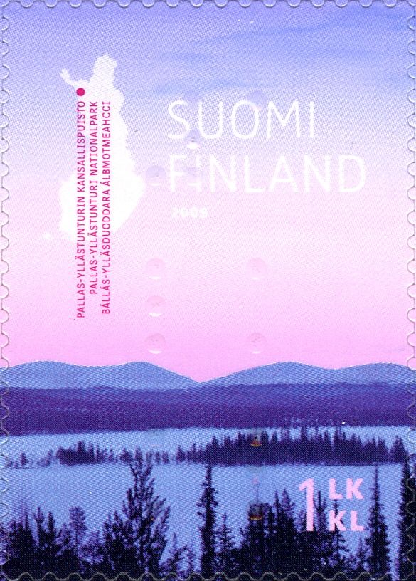 Pallas-Yllastunturi National Park with Braille Lettering
