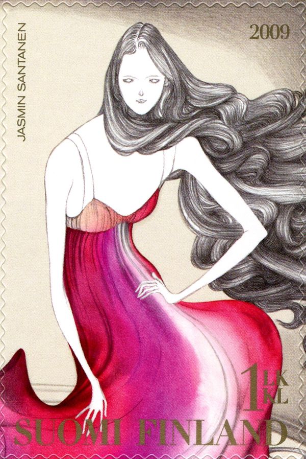 Red Dress by Jasmin Santanen