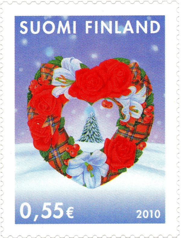 Christmas, "Heart Shaped Wreath" by Arai Sonoko