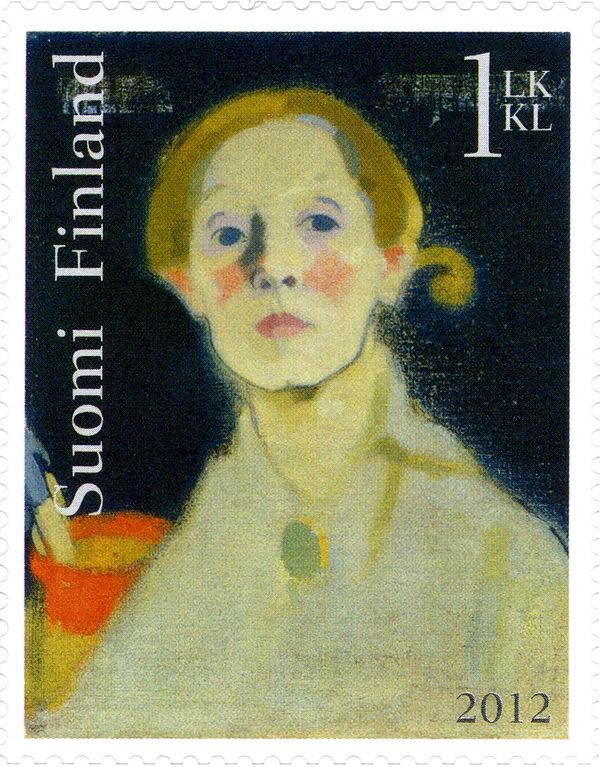 Self-portrait on black (1915)