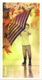 Signs of Fall, Boy with Umbrella