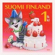 A Cat with a Cake