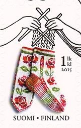 Rose Socks by Tuula Kunnas