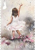 "A Little Dreamer", Painting by Netta Tiitinen