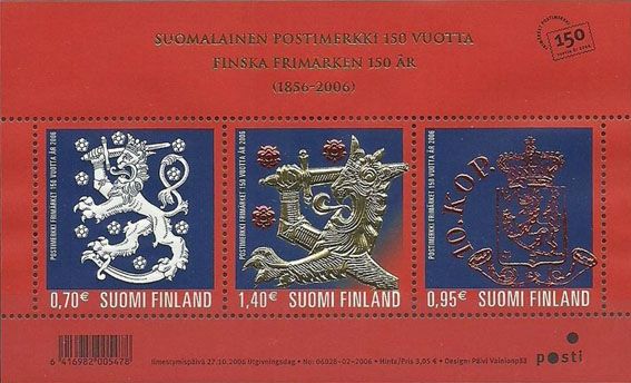 150th Anniversary of Finnish Postage Stamps
