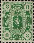 Coat of Arms 1875 - Four figured Issue, Senate Printing