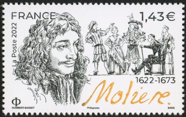 Molière, Author, 400th Anniversary of Birth