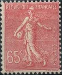 Semeuse fond ligné