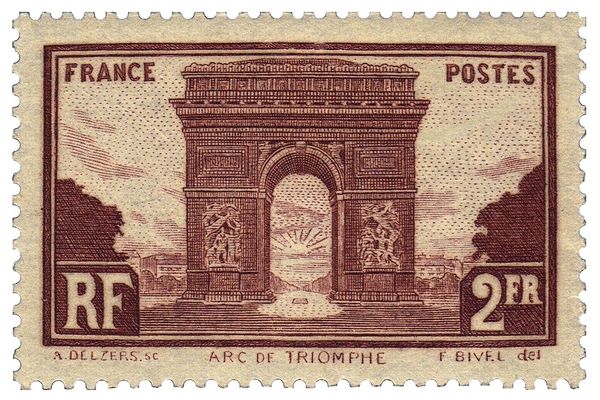 The Arc de Triomphe in Paris