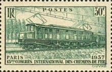 13th International Congress of Railways Fer.PARIS 1937. elec