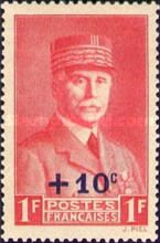 Marshal Philippe Pétain (1856-1951) Overprint