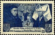 Hôtel-Dieu de Beaune 1443 Nicolas Rolin and Guigone de Sali