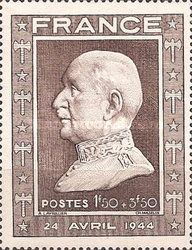 88th birthday of Marshal Petain. April 24, 1944