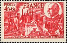 The Marshal of France endowed the labor charter