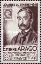 Etienne Arago : Adoption of the postage stamp in 1848