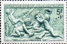 The Four Seasons by Bouchardon. Spring